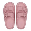 New Women's Slippers Thick Bottom Anti-Slip Home Outdoor Sandals Comfortable EVA Material Pure Color Slippers