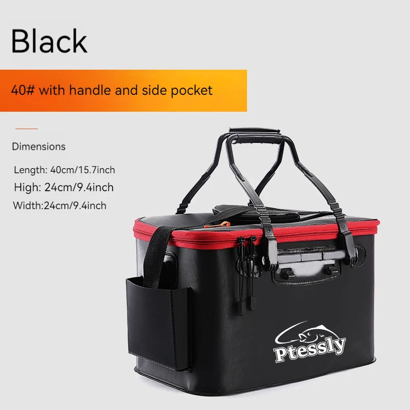 Portable EVA Fishing Bag, Foldable Bucket, Live Fish Box | SAMAG