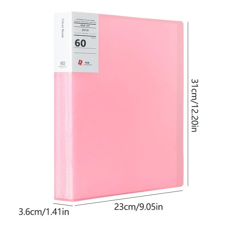 A4 Semi Transparent PP Brochure, Multiple Page Sizes To Choose From, Classified Insert Folder, Conference Document Organization,