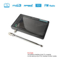 LEADSTAR D5 Portable TV Pocket TV 5 Inch DVB-T2 ATSC ISDB-T TDT DTT Digital and Analog Mini Small Car Television Support TF AC3