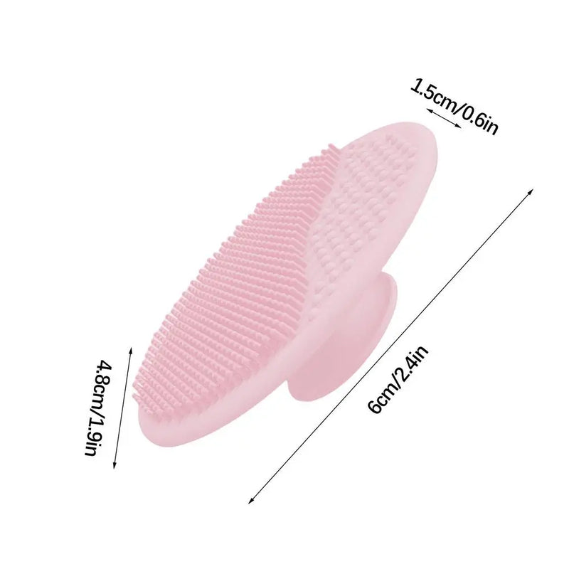 Baby Bath Brush Silicone Baby Hair Scrubber Scalp Massager and Brush Comb Bath Scrubber for Washing Hair and Dry Skin Relief