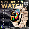 New GPS Military Smart Watch Bulit-in GPS Compass Altimeter Barometric 10ATM IP69K Waterproof AMOLED BT Call Smartwatch