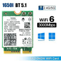 KEBIDUMEI AX210NGW WiFi 6E Card Bluetooth 5.3 2.4G/5G/6GHz 802.11AX M.2 NGFF Wireless Network Adapter For - Visuel 7 | SAMAG
