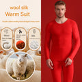 Autumn Winter New Men's Cashmere Silk Soft Comfortable Warm Underwear with Thickened Plush Set for Men Women Thermal Clothing