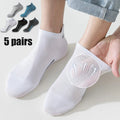 5 Pairs of Ultra Comfy Unisex Crew Socks Breathable | SAMAG