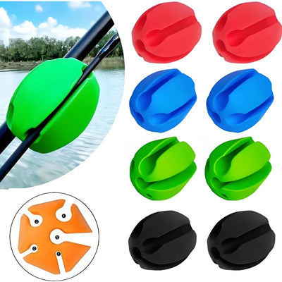 Silicone Fishing Rod Holder Straps Portable Gripper Set | SAMAG