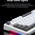 AULA F87 Pro Mechanical Keyboard 2.4g/Usb/Bluetooth Tri Mode Wireless 87 Key Rgb Pbt Gasket 5 Layer Silencing Full Key No Impact