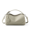 HALF.STAR Women Boston Bag, Luxury Designer Handbag Made of Top Grain TOGO Leather, Versatile Shoulder & Crossbody Bag