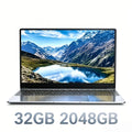 Intel N3700 15.6 Inch Laptop 4C4T 1.6GHz Base 2.4GHz Turbo 16GB RAM 2TB SSD Ultra Slim Notebook Gamer Prime
