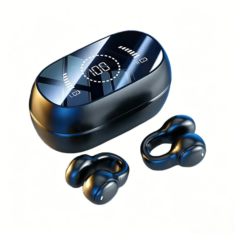 Hot OWS Ear Clip Bone Conduction Wireless Bluetooth Earphone High Sound Quality Sport Game Sleep Earbud Stereo Sound Headphone