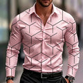 European American Trendy Men Geometric Branch Line | SAMAG