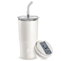 Ideus Thermos Mug Stainless steel double-layer vacuum coffee cup with lid and straw car water bottle for heat and cold preservat