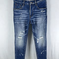 6060 Four Seasons New Men's Washed Ripped Patch Old | SAMAG