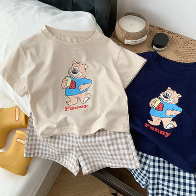 Popular Design Baby Boys T - shirt Suit Summer Clothes | SAMAG