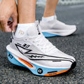 Men's Carbon Board Sneakers Anti-slip Cushioned Comfortable Racing Training Running Shoes Mesh Tennis Shoes Casual for Women