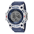 SMAEL 8123 Men's Digital Sport Watch - 50M Water Resistant LED Backlight Alarm Chronograph Stopwatch Shock Resistant
