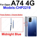 Power Button + Volume Side Button For OPPO A53 A53S A54 A54s A74 4G/5G Up Down Volume Power Side Keys Flex Cable Parts