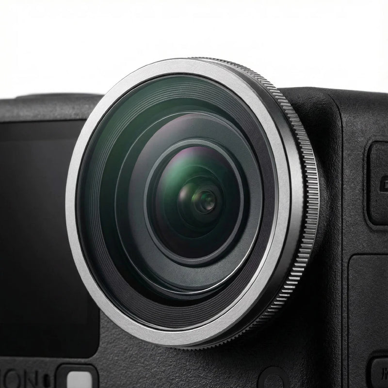 185° Ultra Wide Angle Lens for DJI Osmo Action 6 HD Optical Glass Filter Action Camera Accessories Quick Install