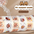 600PCS Cartoon Kapibala Q-Version Roll Stickers Aesthetics DIY Decorative School Supplies Stationery Notebook Decals Toys Gift