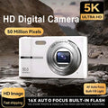 Lenovo 5K Digital Camera 50MP 16X Student Cam Outdoor Anti-Shake Digital Video Camera Flash Video Recorder Small Video Camera