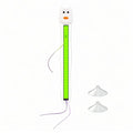 Automatic Flying Rope Cat Toy Smart Touch Activated Teaser Toy USB Rechargeable Auto Swing Rope with Suction Cup Pet Play Toy