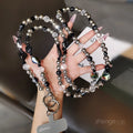 Exquisite and Sophisticated Crossbody Mobile Phone Chain for Women, Long Outdoor Travel, Anti Loss and Anti Fall Universal