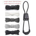 1Pair Fashion Without Ties Quick Lace Kit Round Tennis Creative Lazy Shoe Laces No Tie Shoelaces for Salomon Shoe Accessories
