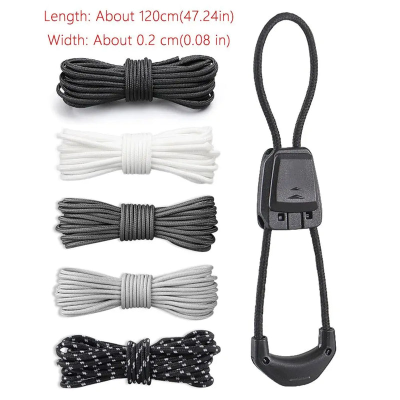1Pair Fashion Without Ties Quick Lace Kit Round Tennis Creative Lazy Shoe Laces No Tie Shoelaces for Salomon Shoe Accessories