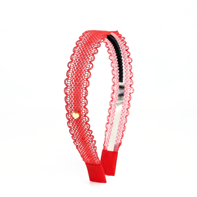 New Fashion Mesh lace edge Hair Accessories Lace Edge Hair Hoops Baby Bow Hair Accessories Hair Straps Girl Decoration