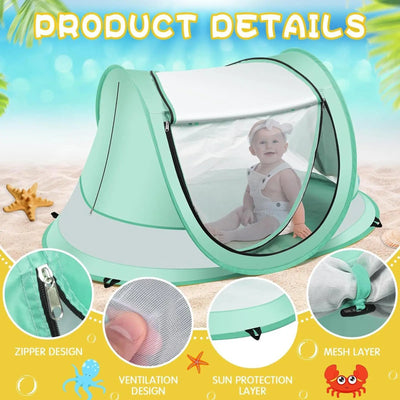 Outdoor Instant Pop - Up Tent with Breathable Mesh Foldable | SAMAG
