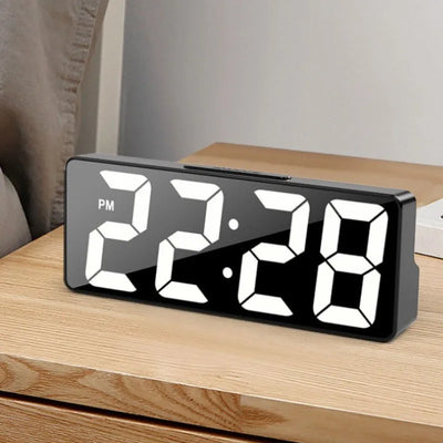 Digital Clock LED Wake Up Light Alarm Bedroom Electronic | SAMAG