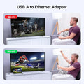 USB Type C Ethernet Adapter Network Card USB Type-C To RJ45 100/1000Mbps Lan Internet Cable For MacBook PC Windows XP 7 8 10 LUX