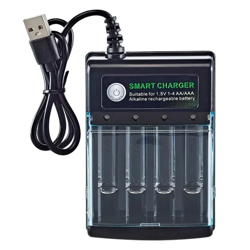 Original Rechargeable Battery 1.5V AA 9800mAh+AAA 8800mAh+Charger for Computer Clock Radio Video Game Digital Camera AA AAA