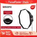 Triopo KX90 90cm KX65 65cm Speedlite Octagon Umbrella Softbox Outdoor Flash Soft Box for Godox V1 Speedlite Softbox ﻿