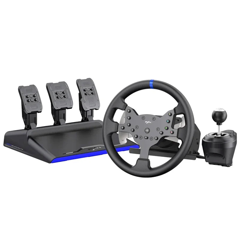 PXN V99 Racing Wheel Simulator, 3.2Nm Force Feedback Gaming Steering Wheel for Windows PC, PS4, Xbox One, Series X/S