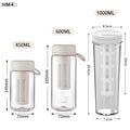 Cold Brew Coffee Pot High-capacity Espresso Filter Bottle Cold Brewing Pot Portable Iced Brew Coffee Maker Juice Coffe Kettle