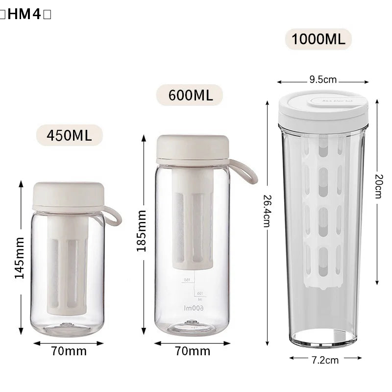 Cold Brew Coffee Pot High-capacity Espresso Filter Bottle Cold Brewing Pot Portable Iced Brew Coffee Maker Juice Coffe Kettle