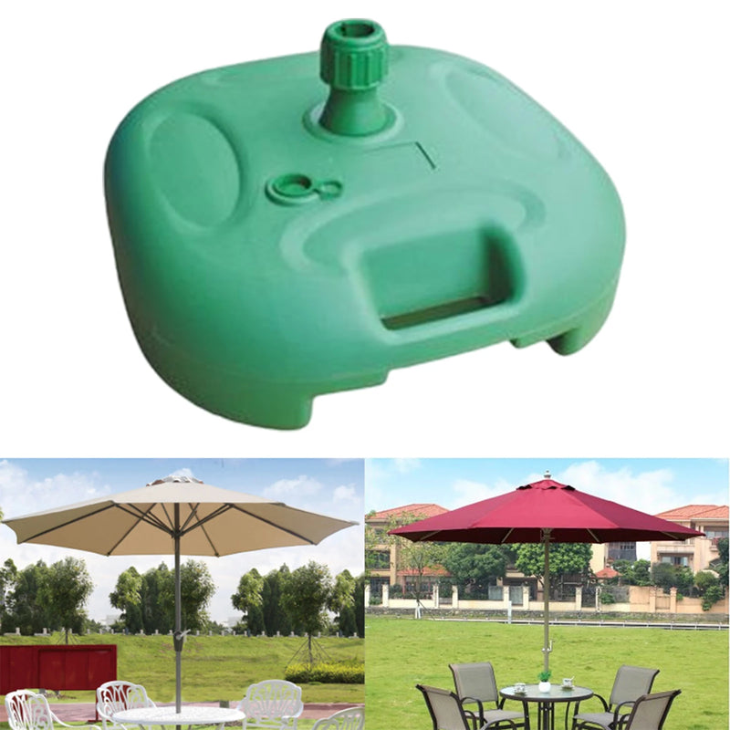Heavy Duty Patio Umbrella Base Stand Water Filled Tents Sun Shelter Parasol Pole Holder for Yard Outdoor Fishing Umbrella Base