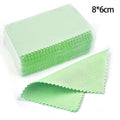 10x6.3cm/8x8cm/8x6cm 50pcs Silver Clean Polishing Cloth Soft Wipe Wiping For Necklaces Rings Jewelry Tool - Visuel 15 | SAMAG