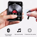 MP3 MP4 Player Portable MP3 Player Full Touch Screen Bluetooth-Compatible Audio Player Support FM Radio Recording E-Book