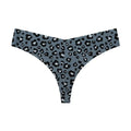 Sexy Leopard Print T-Back T-Shaped Panties Seamless Underwear Women's Ice Silk Breathable Quick-Drying Sports T-Back Pure Cotton