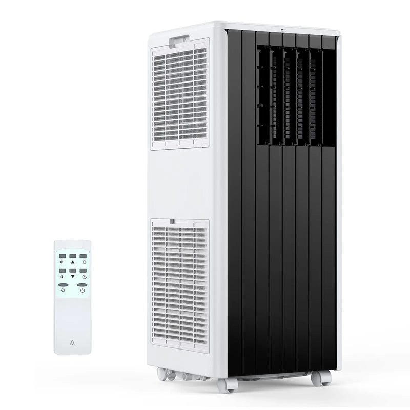 8000 BTU Air Conditioner Portable for Room up to 350 Sq. Ft, with Remote Control, Powerful Cooling, White