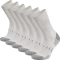 6 Pairs Men High Tube Round Neck Work Socks Moisture | SAMAG