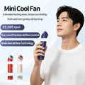 2026 Long Battery Life Leaveless Handheld Mini Wireless Fan Camping Sports Commuting Outdoor Fan Cold Air Summer Small Fan