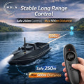 MBLN Mini Bait Boat 500m Remote Control, Ultra-Quiet Dual | SAMAG