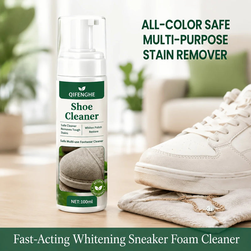 Shoe Cleaning & Whitening Set: Stain removal, polishing, brightening and anti-yellowing, safe formula suitable for all types of