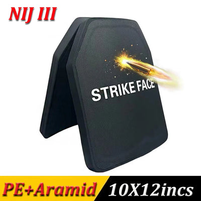 NIJ III grade UHMWPE+Aramid board 10X12 incs tactical | SAMAG