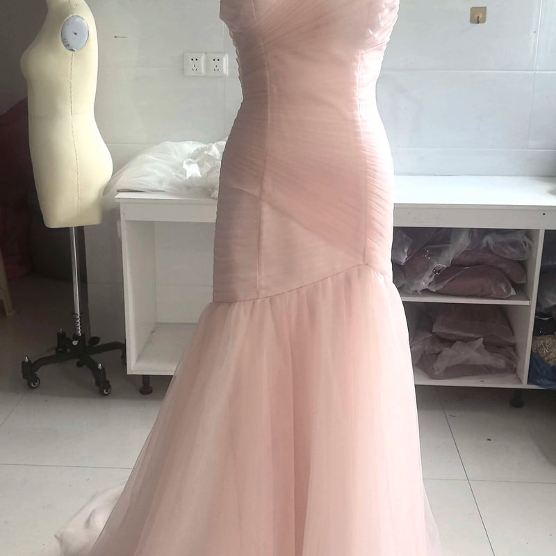 Strapless Sweetheart Mermaid Wedding Dress Pleated | SAMAG