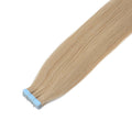 MRSHAIR Tape in Hair Extensions Human Hair Blonde Seamless Tape Hair Extensions 4x0.8cm Skin Weft PU Tape On Hair 20PCS 12"-24"