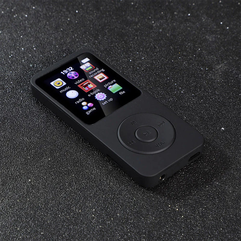 MP3 MP4 Player Bluetooth-Compatible5.0 Music Player 1.8in Color Screen   with E-book/FM Radio/Recording